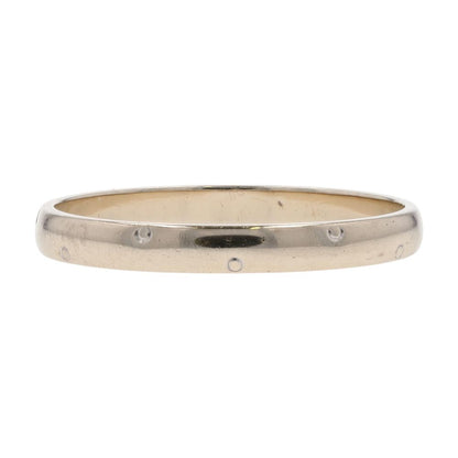 14K Gold Circle Motifs Band