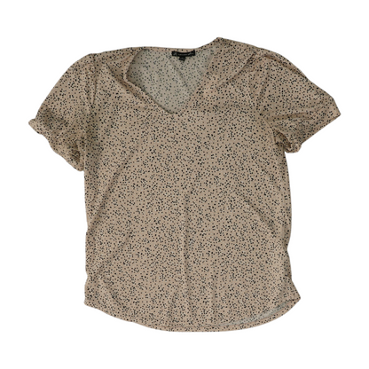Beige Polka Dot Blouse