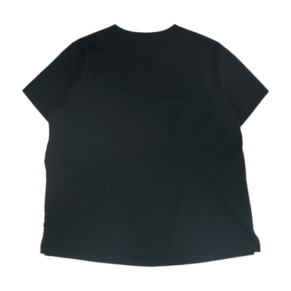 Black Plus Scrub Top