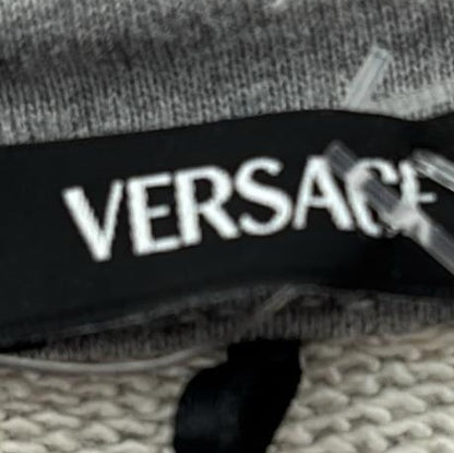 Gray Solid Hoodie Pullover