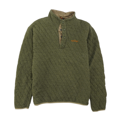 Orvis Green Solid 1/4 Zip Pullover – Image 1