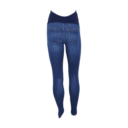 Blue Maternity High Rise Slim Leg Jeans
