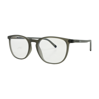 Gray 90307 Round Prescription Eyewear