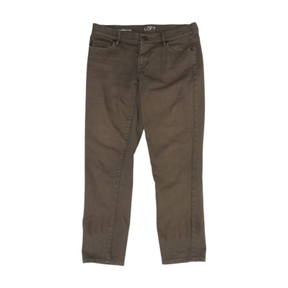 Gray Cropped Regular Jeans