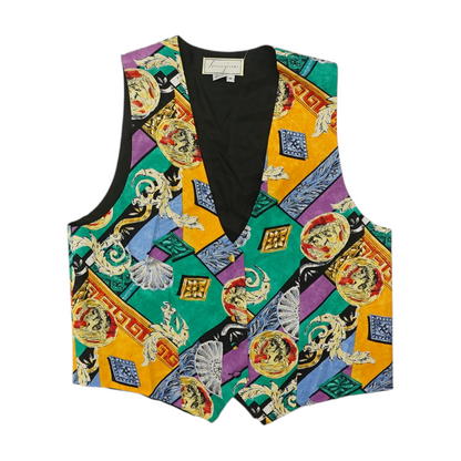 Vintage Multi Graphic Vest