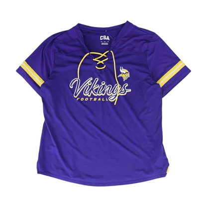 Women's Purple Minnesota Vikings Short Sleeve Jersey