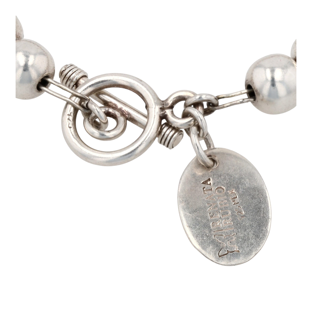 Sterling Silver Beaded Bracelet