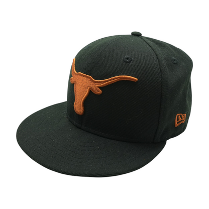 Black Texas Long Horns Ballcap Hat