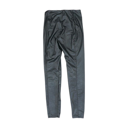 Black Solid Pants