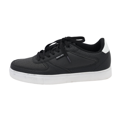 Black Lace-Up Casual Shoes