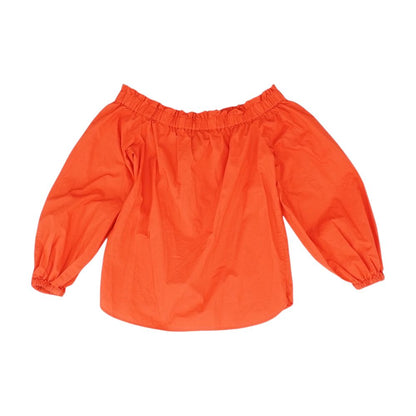 Red Solid 3/4 Sleeve Blouse