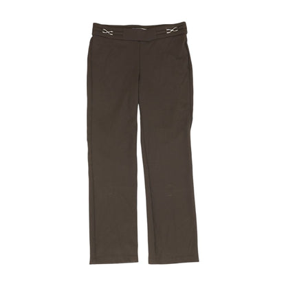 Gray Solid Dress Pants