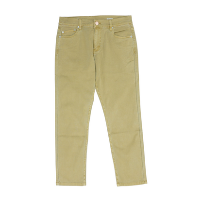 Khaki Tapered Jeans