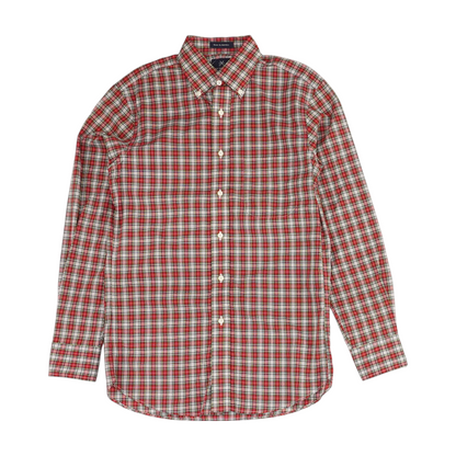 Multi Plaid Long Sleeve Button Down