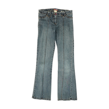 Vintage Blue Solid Jeans