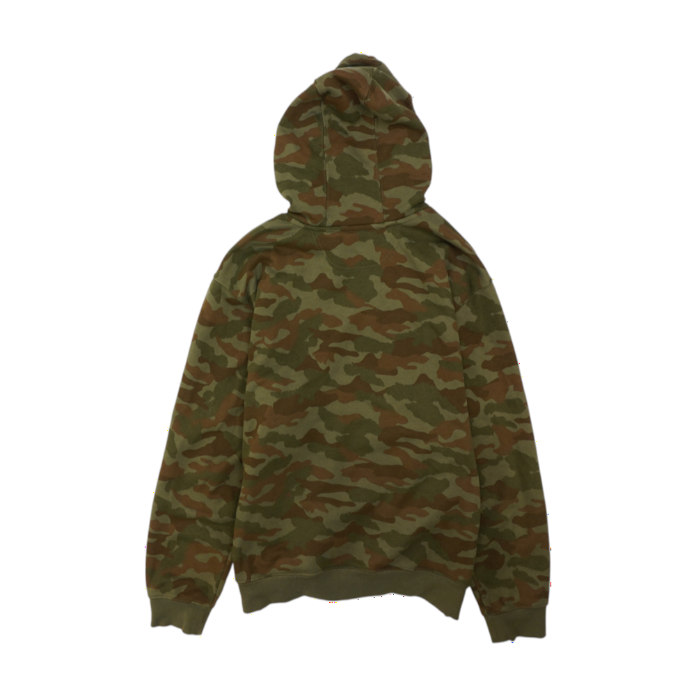 Green Camo Hoodie Pullover