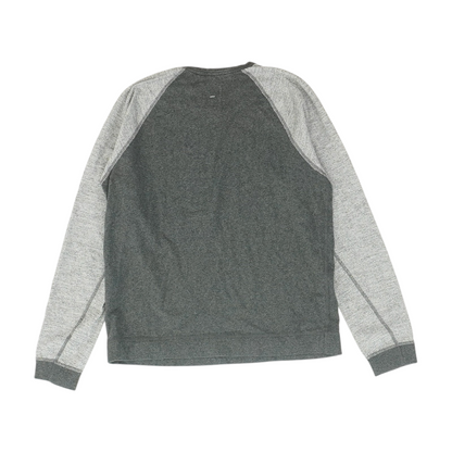 Gray Color Block Sweatshirt Pullover