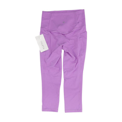Purple Solid Leggings
