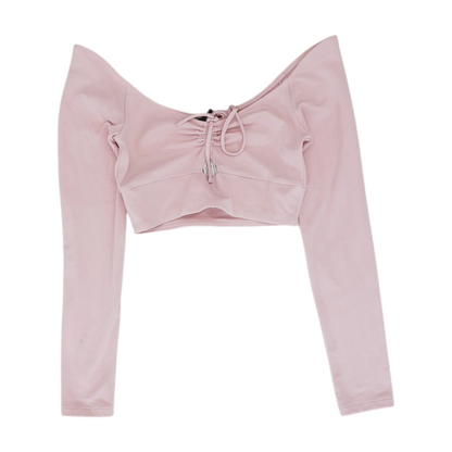 Pink Cropped Blouse