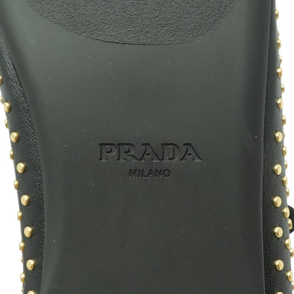 Studded Nappa Leather Ballerinas