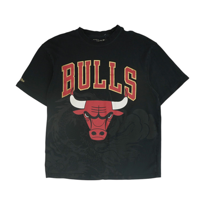 Black Chicago Bulls Solid T-Shirt