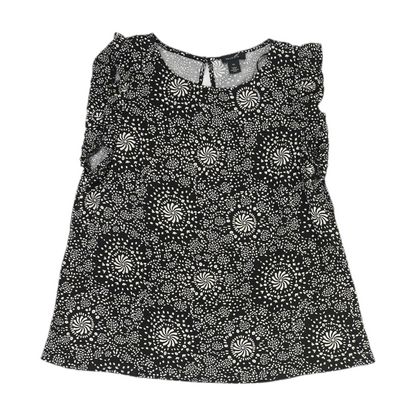 Black Abstract Blouse