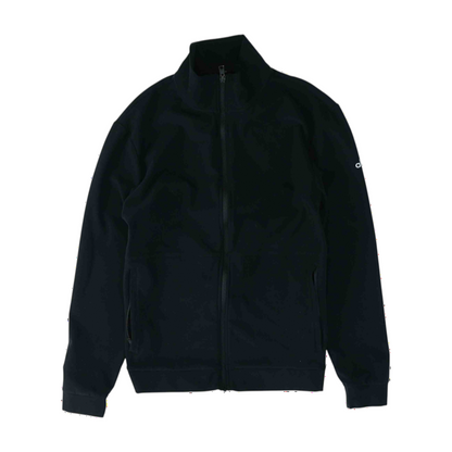 Black Solid Active Jacket