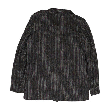 Gray Striped Button Down