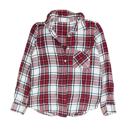 Red Plaid Flannel Button Down