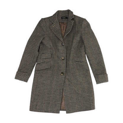 Brown Houndstooth Coat