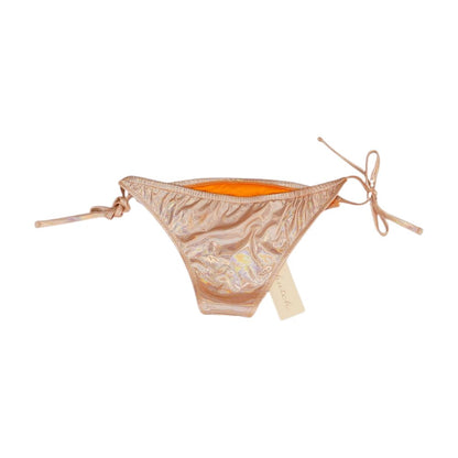 Orange Solid Swim Bottom