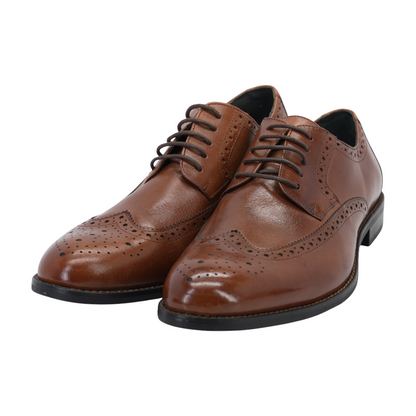 Brown Lace-Up Dress Shoes