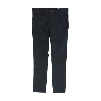 Black Solid Chino Pants