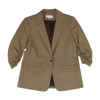 Brown Check Blazer