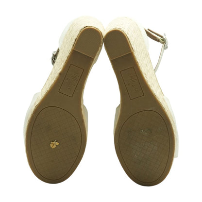 Ivory Wedged Sandals