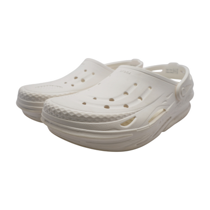 White Slip-On Flats