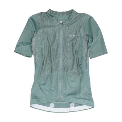 Green Women's Cycling Short Sleeve Jersey