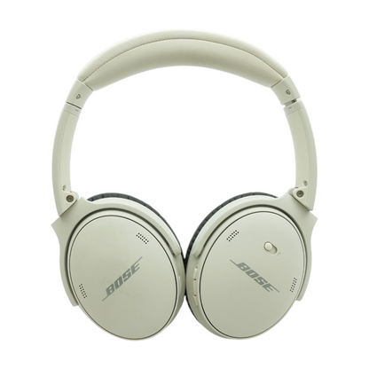 White Smoke QuietComfort 45 Noise Cancelling Headphones With Black Earpads