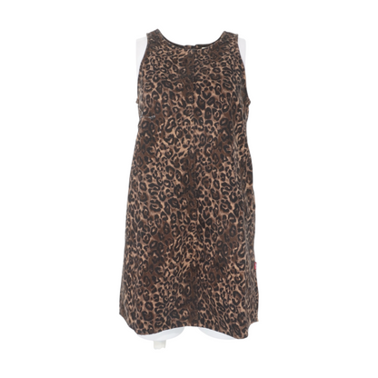 Brown Animal Print Mini Dress