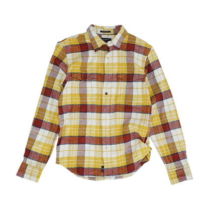 Yellow Plaid Flannel Button Down