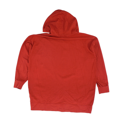 Red Solid Hoodie Pullover