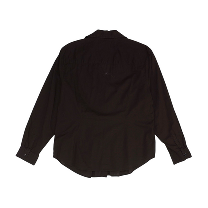 Brown Petite Button Down