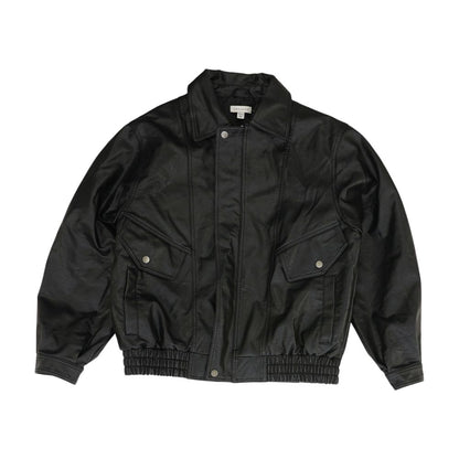 Black Faux Leather Jacket