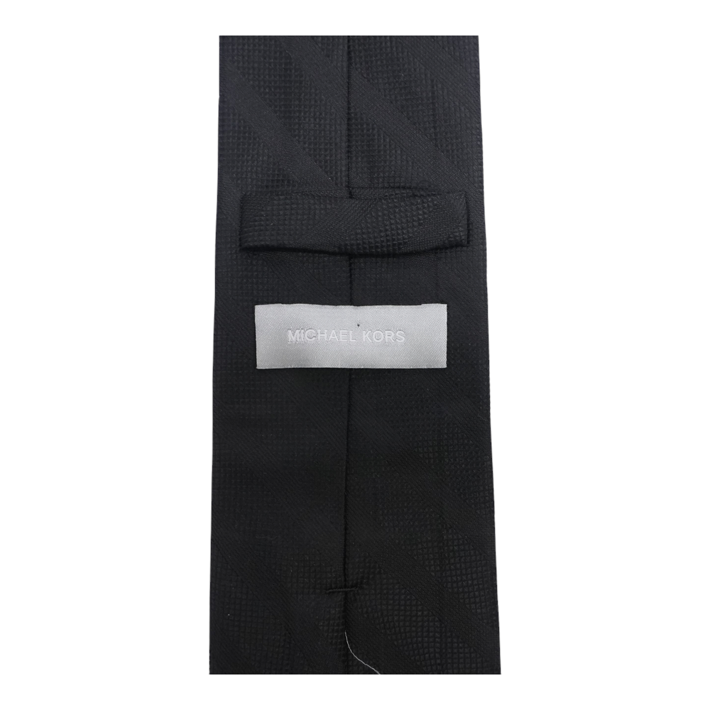 Black Striped Neck Tie