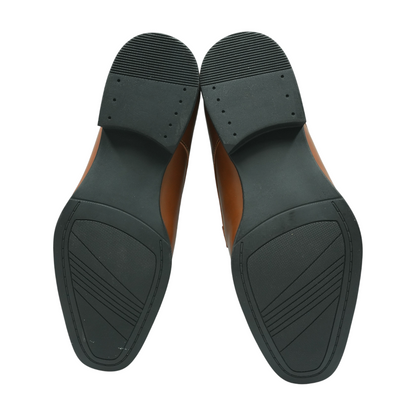 Brown Lace-Up Dress Shoes