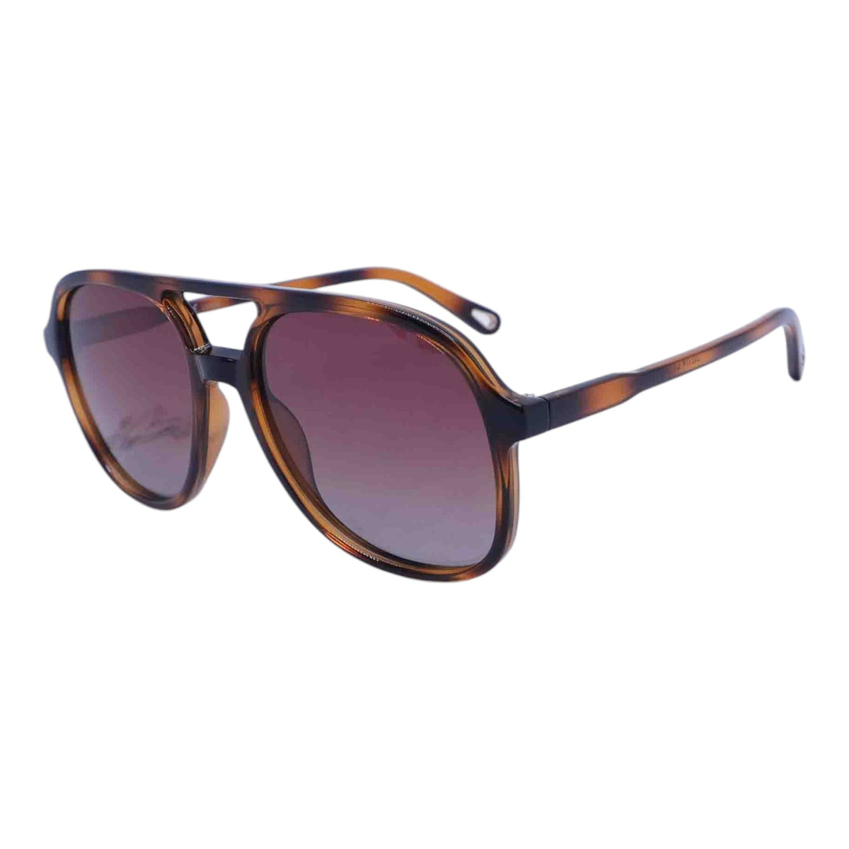 Brown Better Days Aviator Sunglasses