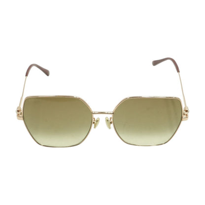 Gold DDBHA Geometric Sunglasses
