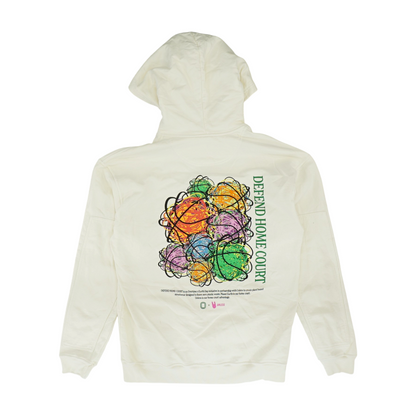 Ivory Solid Hoodie Pullover