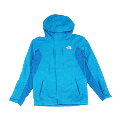 Blue Solid Rain Jacket