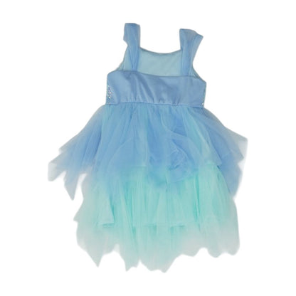Blue Color Block Dress